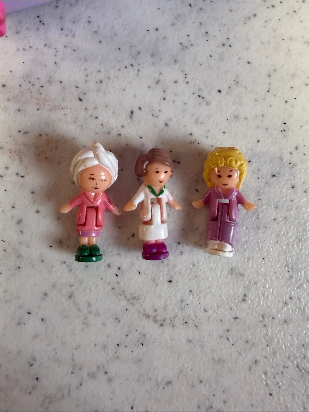 Polly Pocket Vintage 1991 PULLOUT PLAYHOUSE Jewelry Box Great Condition 3 Dolls - Picture 4 of 10